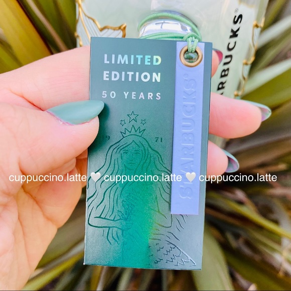🧜‍♀️LAST FEW🧜‍♀️Starbucks 50th Anniversary Siren Tail Glass Mug - Picture 5 of 7